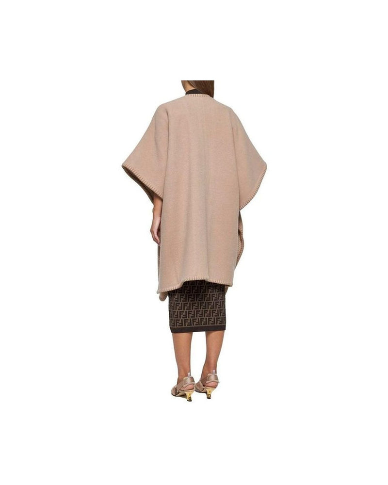 Fendi Beige Cashmere Poncho Glam Steals