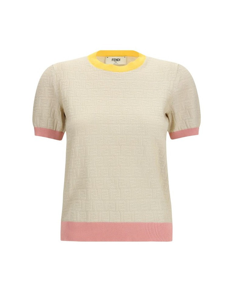 Fendi Beige Cotton Sweatshirt Glam Steals