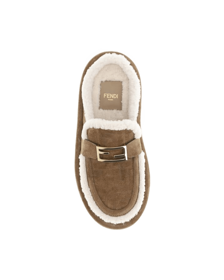 Fendi Beige Leather Mules Glam Steals