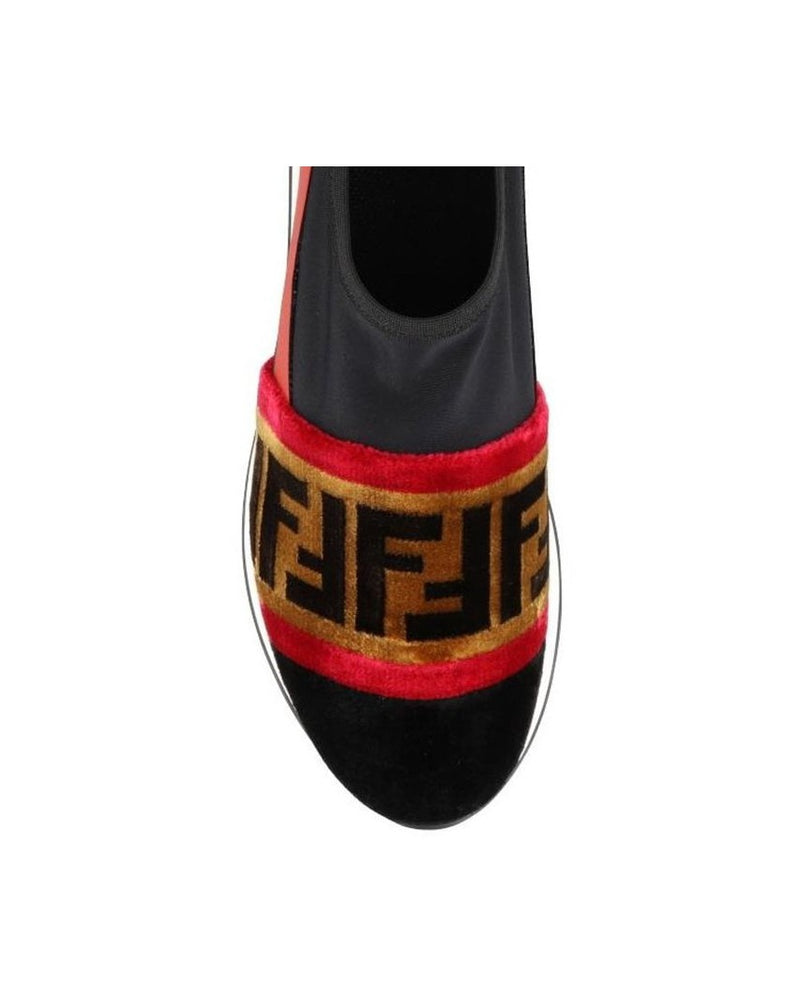 Fendi Black Athletic Sneakers Glam Steals