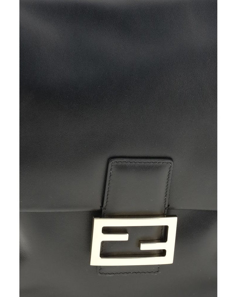 Fendi Black Calf Leather Bos Taurus Backpack Glam Steals