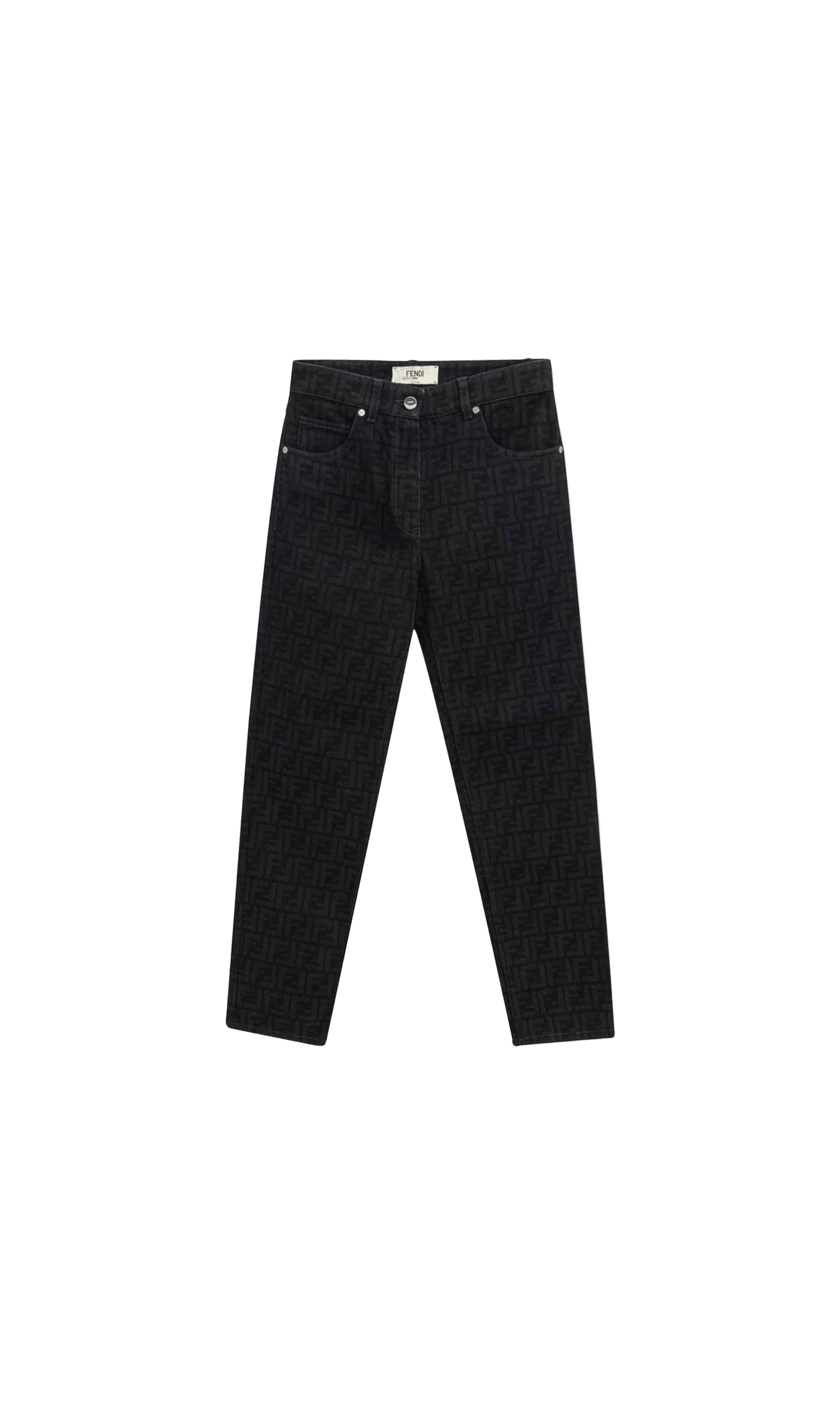 Fendi Black Cotton Jeans Denim Glam Steals