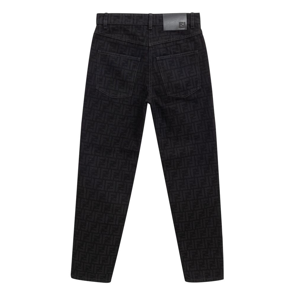 Fendi Black Cotton Jeans Denim Glam Steals