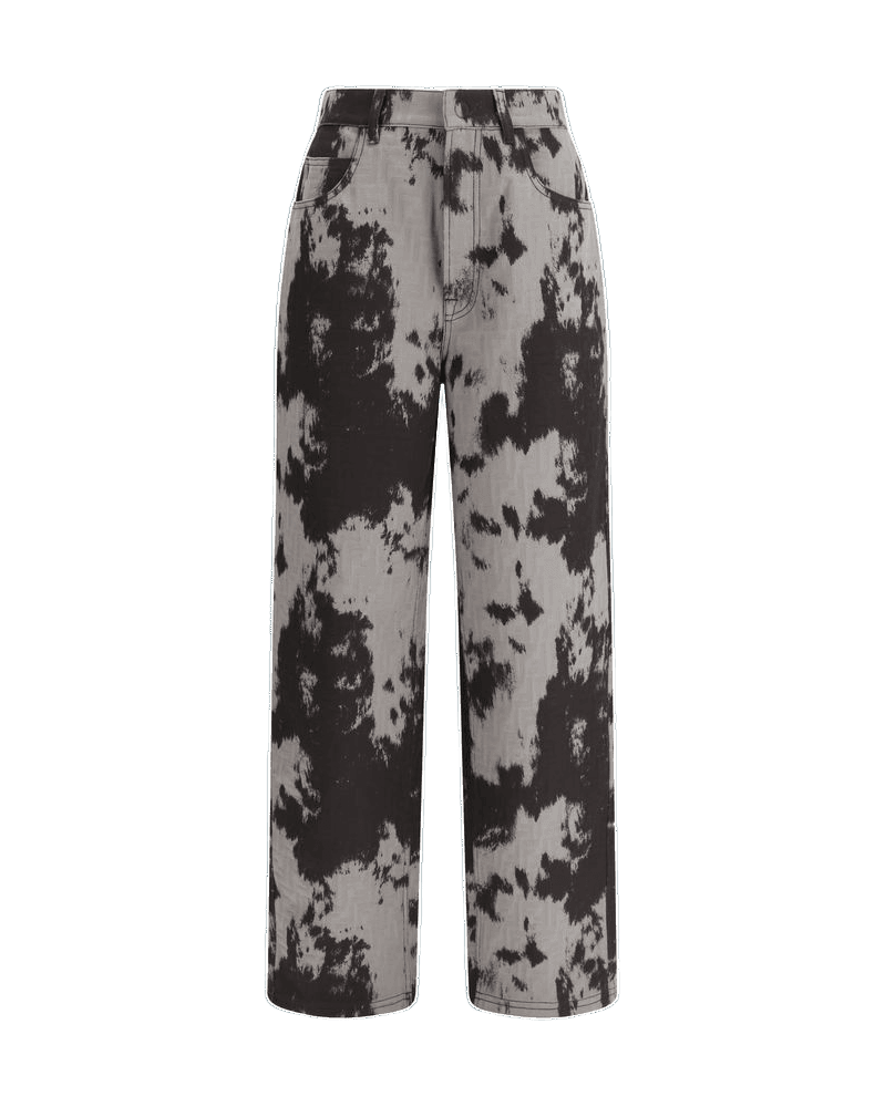 Fendi Black Cotton Straight Leg Jeans Glam Steals