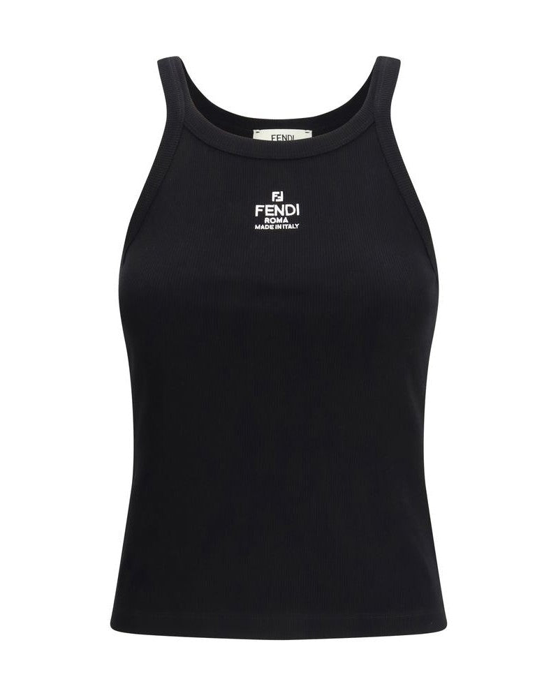 Fendi Black Cotton T-shirt Glam Steals