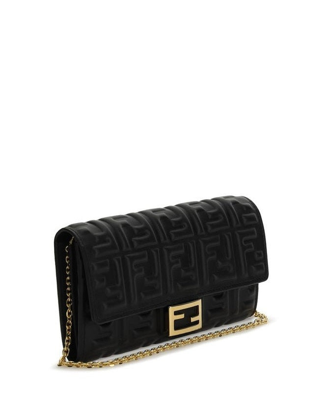 Fendi Black Lamb Ovis Aries Wallet Glam Steals