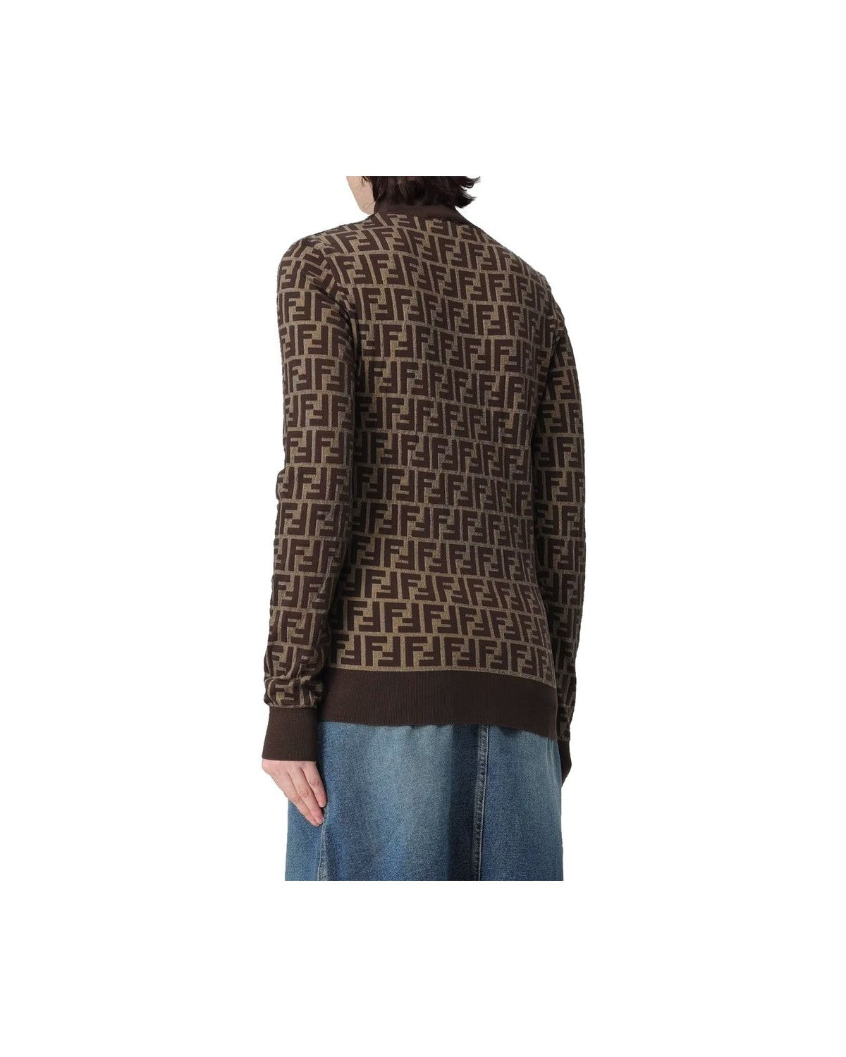 Fendi Brown Cotton Sweatshirt Glam Steals