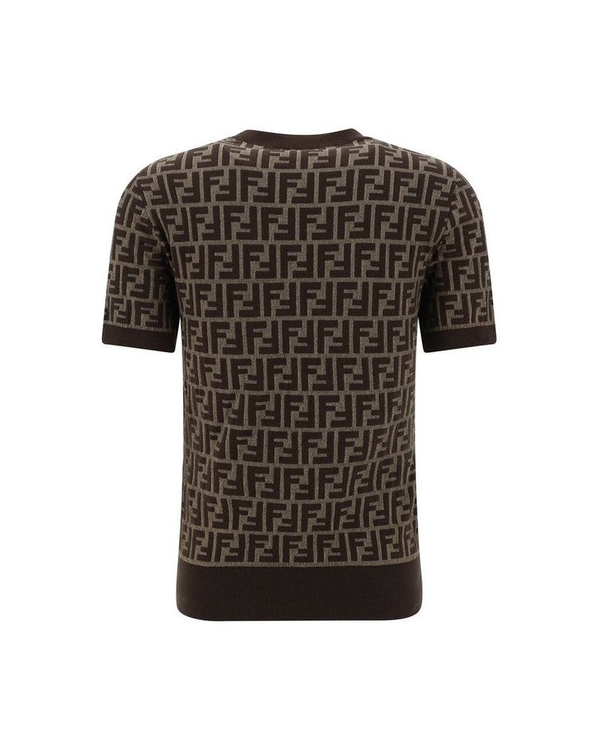 Fendi Brown Cotton T-shirt Glam Steals