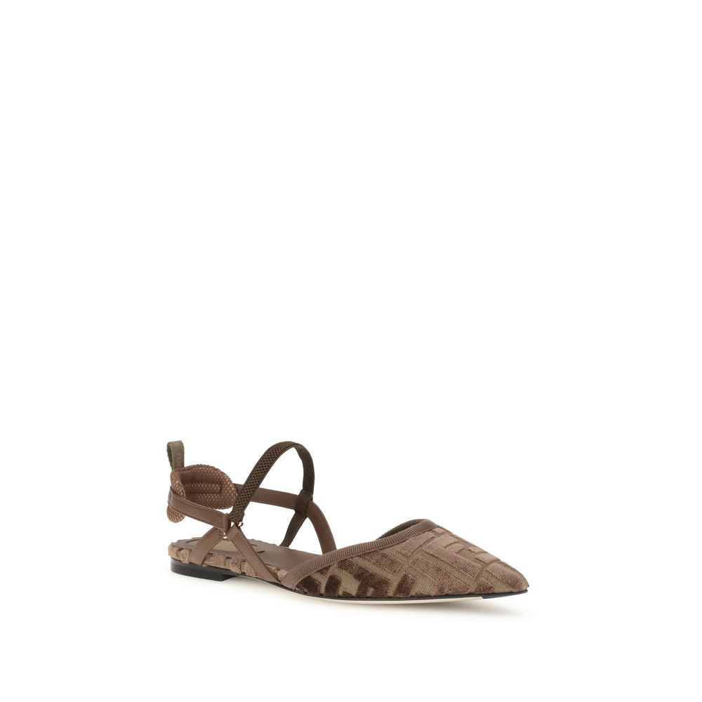 Fendi Colibrì Lite Slingback Ballerinas Glam Steals