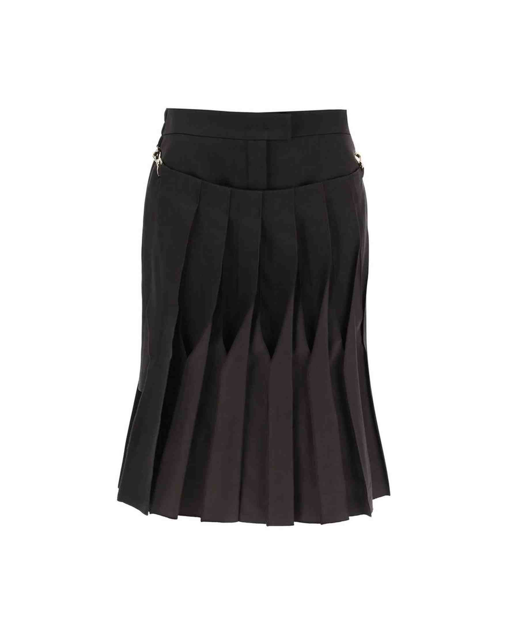 Fendi Cotton And Silk Washed Skirt Glam Steals