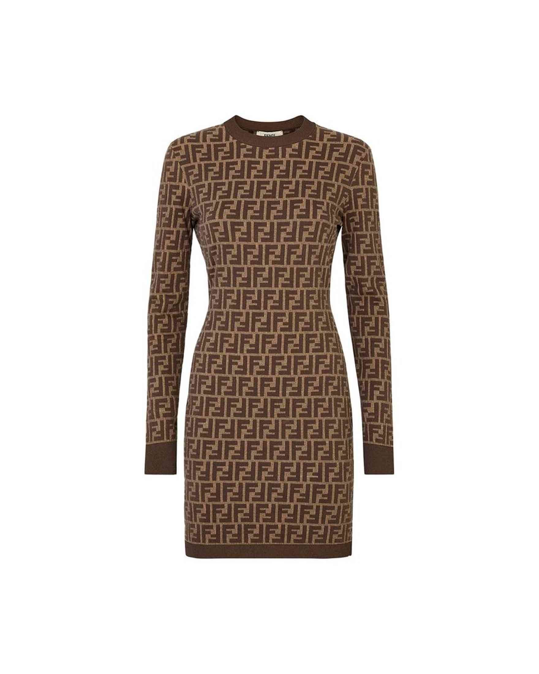 Fendi Cotton Ff Dress Glam Steals