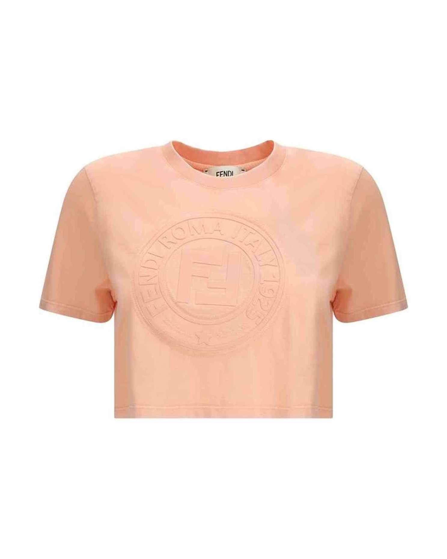 Fendi Cropped T-Shirt Glam Steals