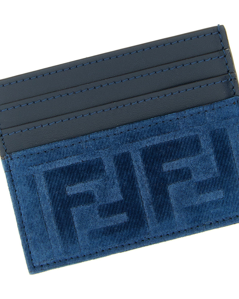 Fendi Denim FF Card Holder Glam Steals