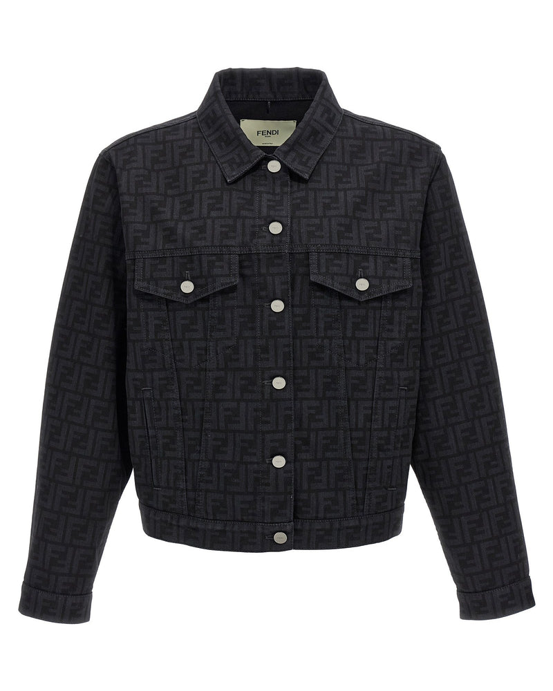 Fendi Denim Ff Jacket Glam Steals