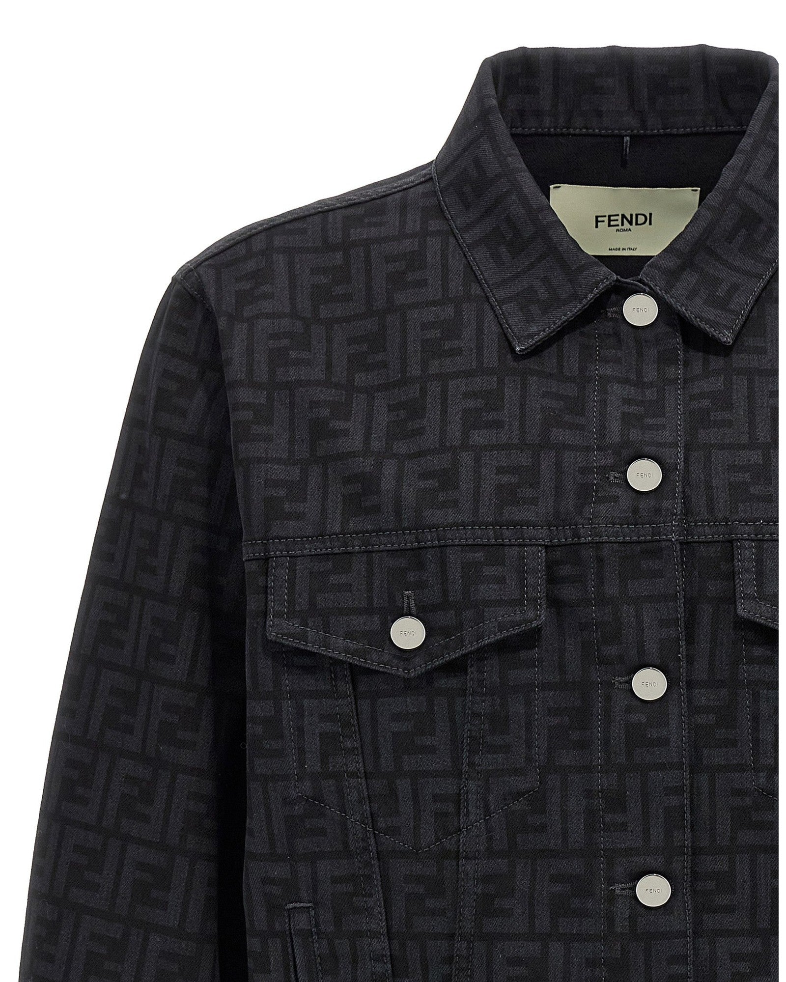Fendi Denim Ff Jacket Glam Steals