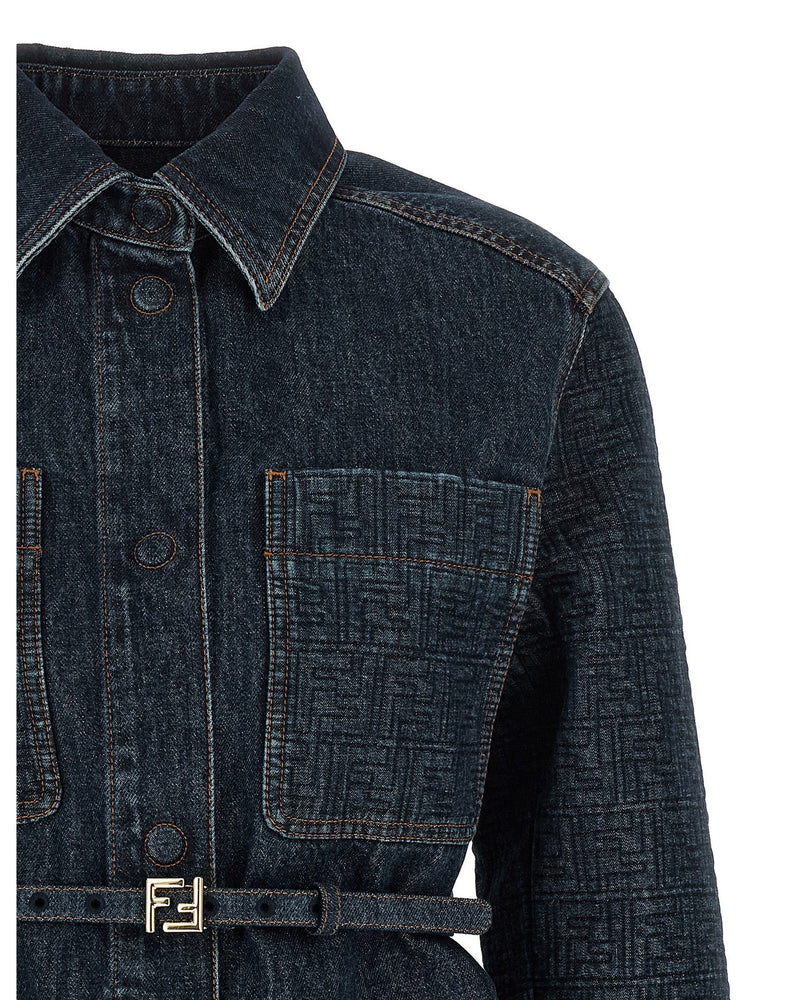 Fendi Denim Ff Jacket Glam Steals