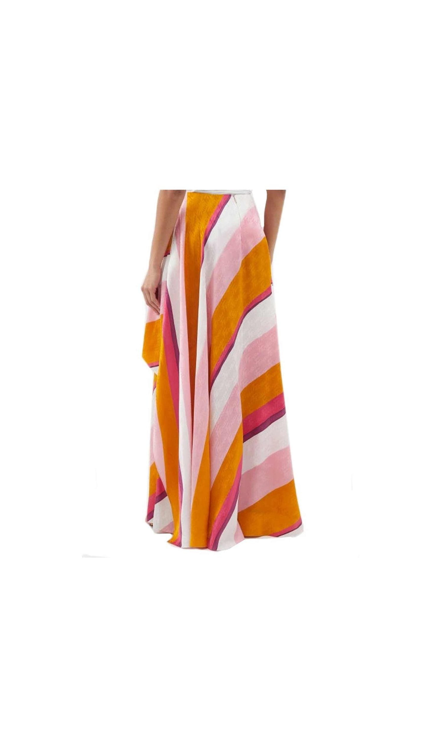 Fendi Ff Color Block Draped Trouser Glam Steals