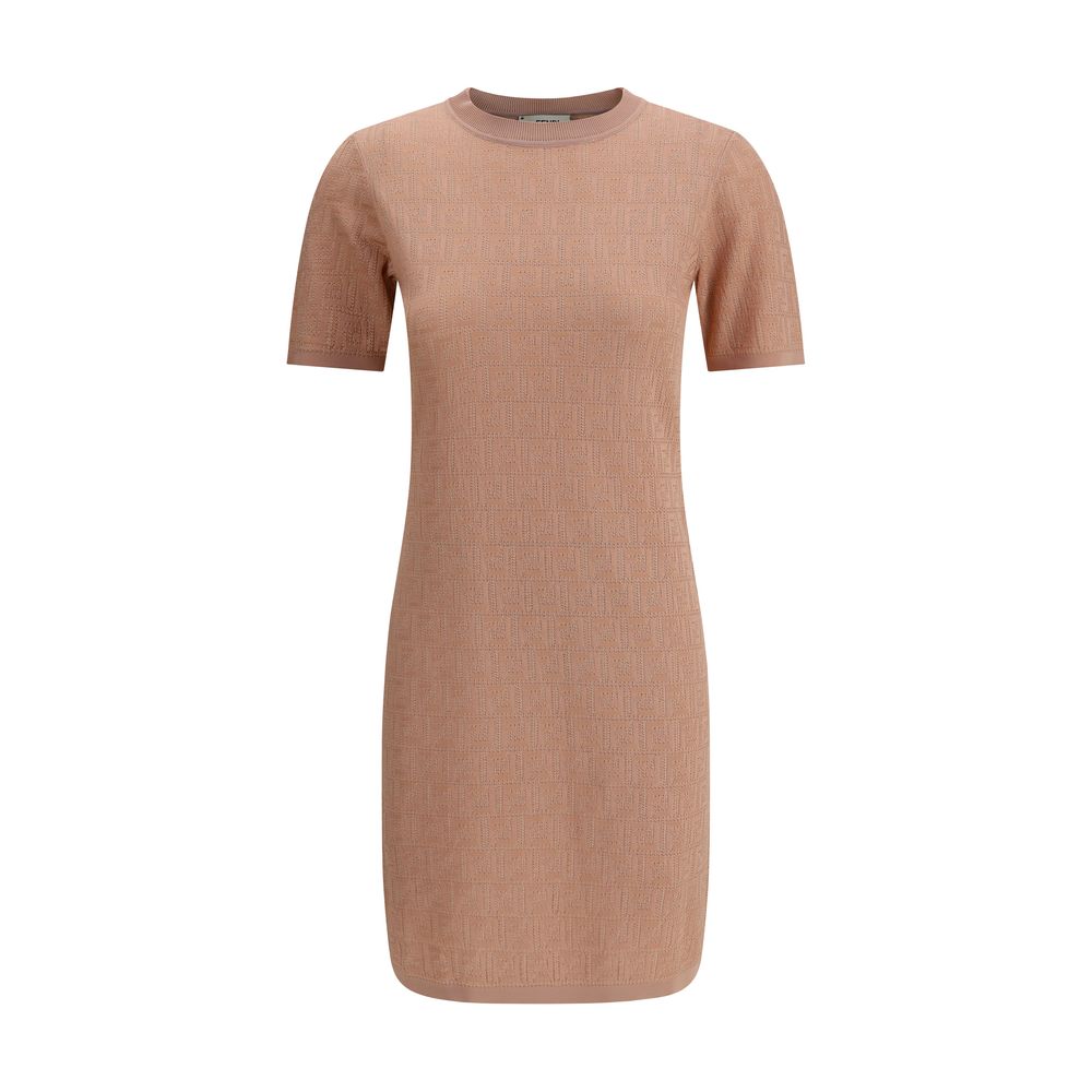 Fendi Ff Pattern Midi Dress Glam Steals