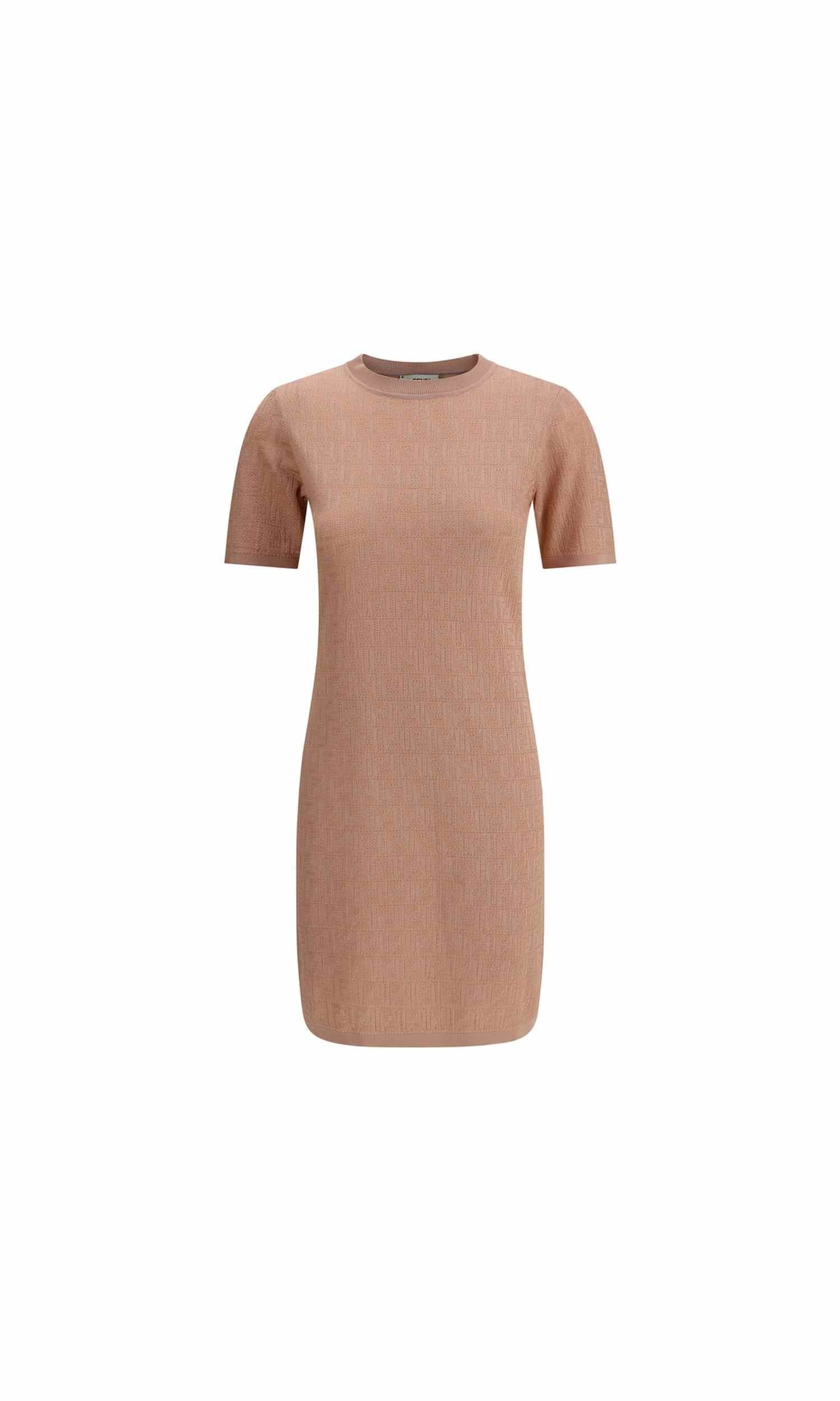 Fendi Ff Pattern Midi Dress Glam Steals