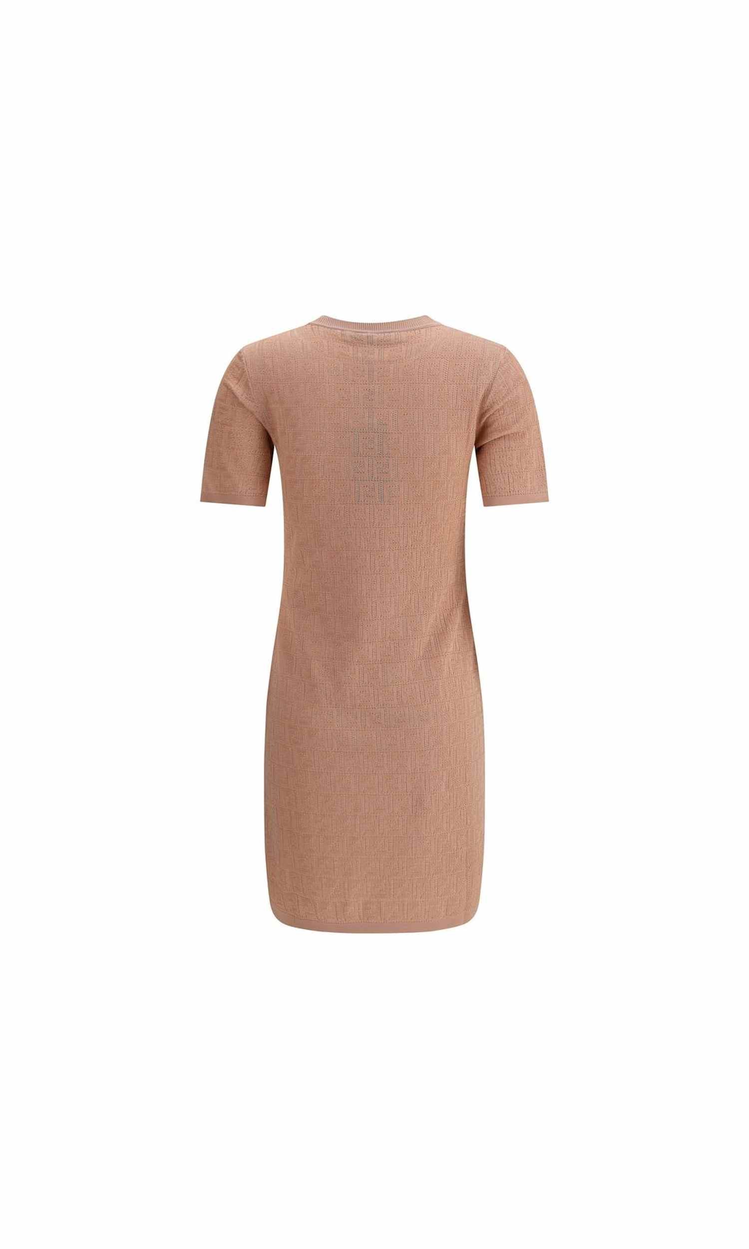 Fendi Ff Pattern Midi Dress Glam Steals
