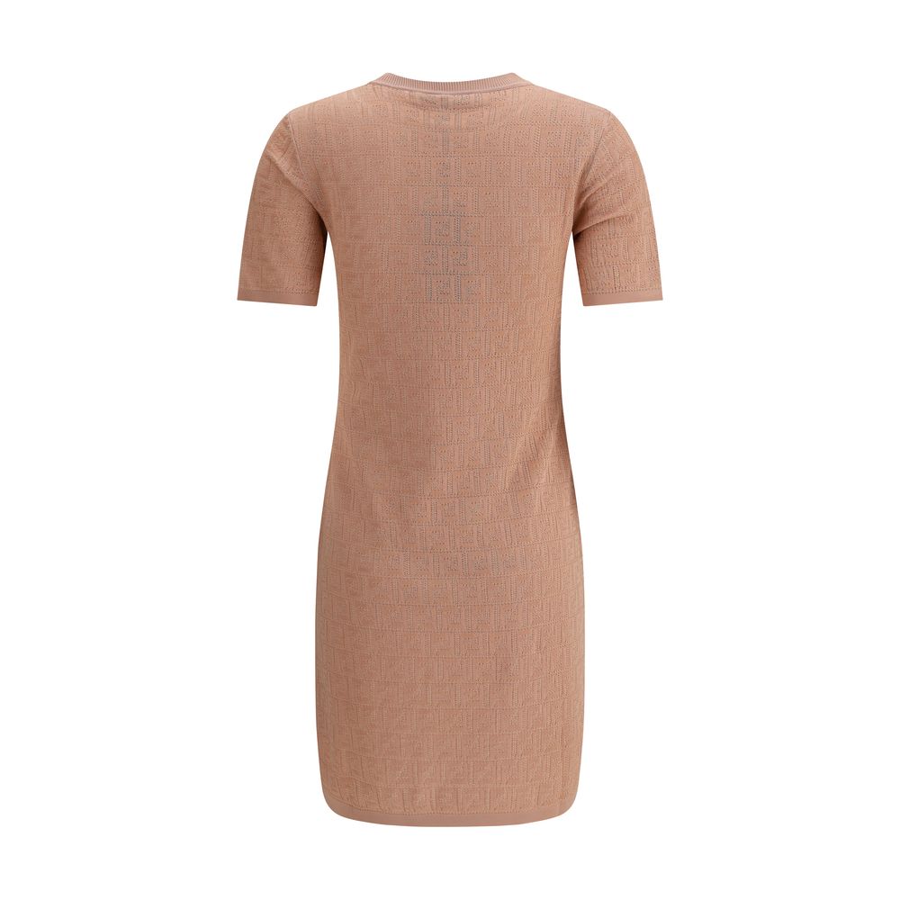 Fendi Ff Pattern Midi Dress Glam Steals