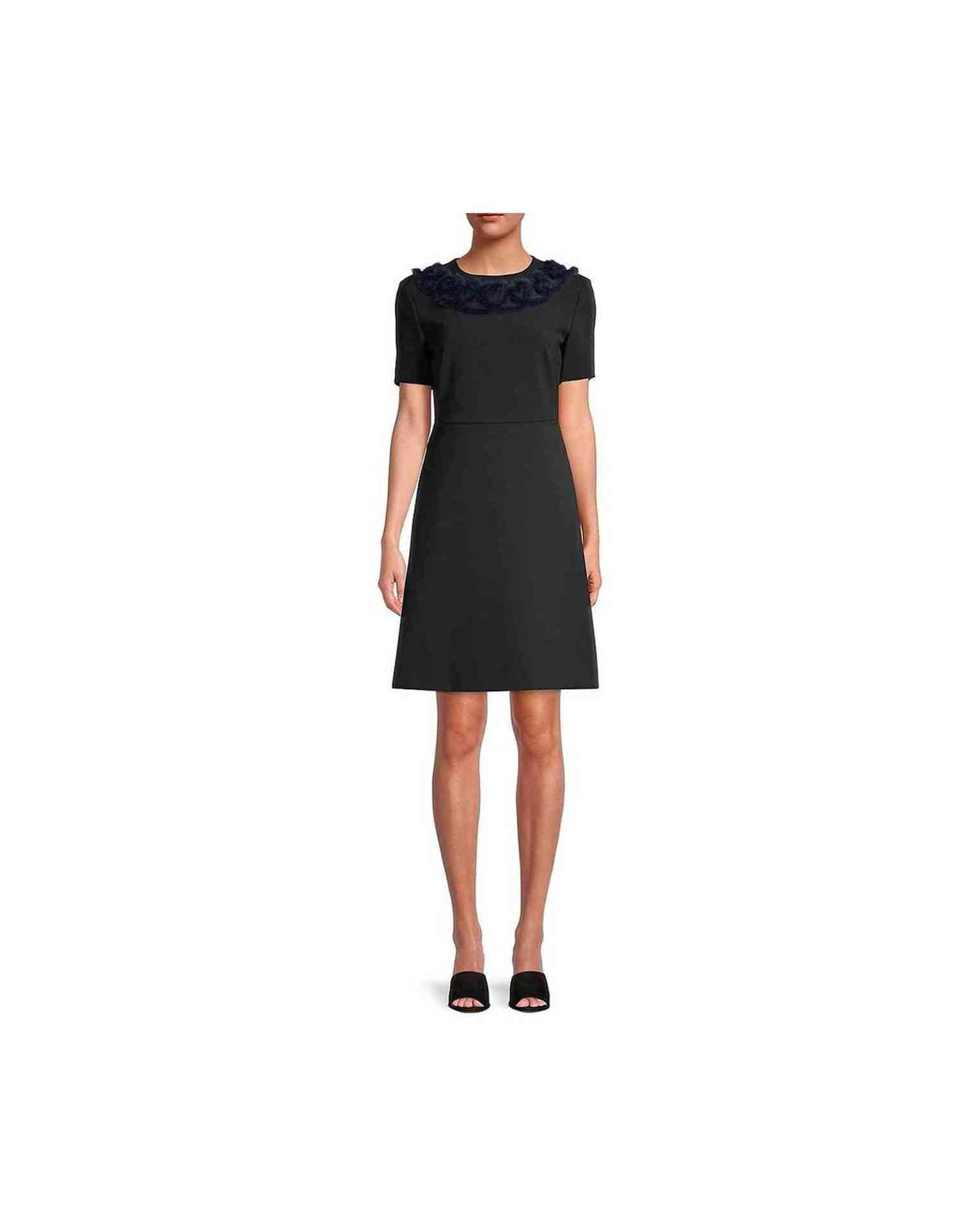 Fendi Knitted Mink Collar Dress Glam Steals