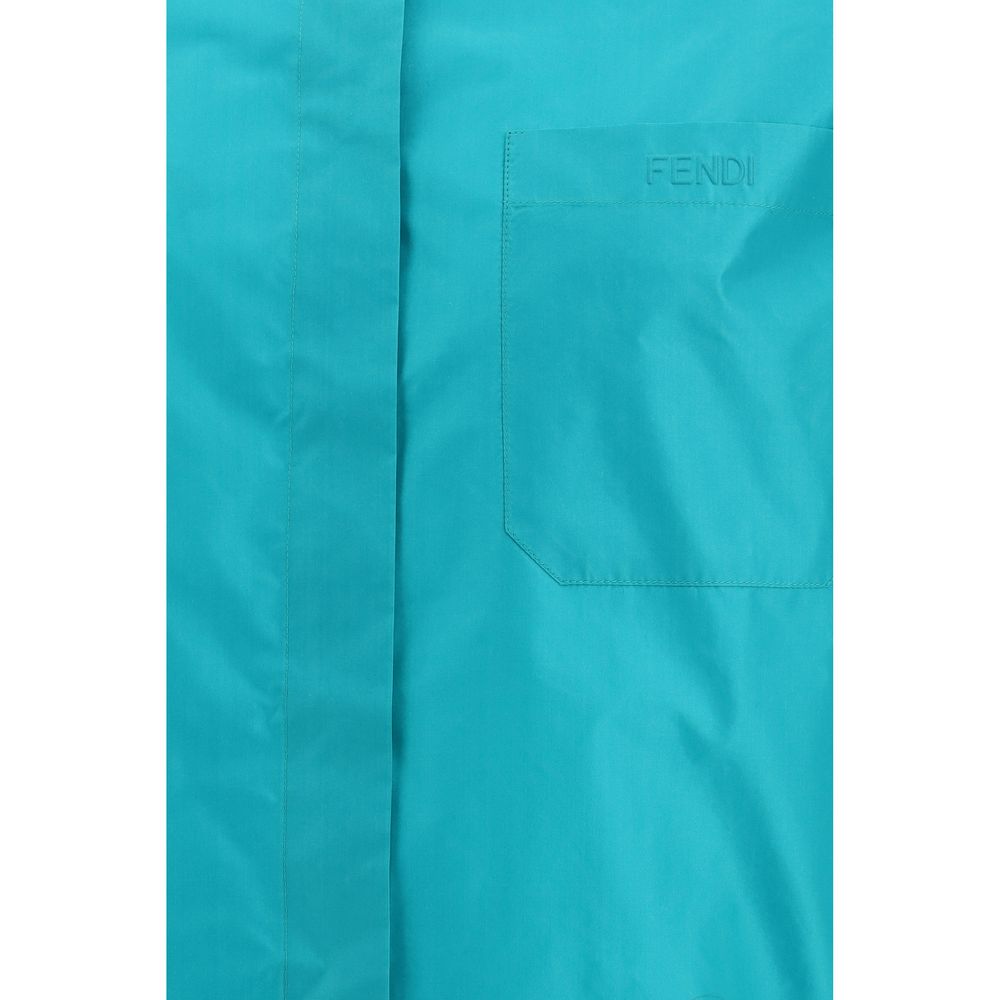 Fendi Light Blue Silk Dress Shirt Glam Steals