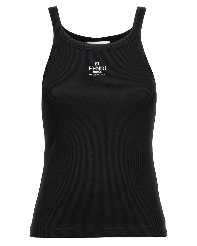 Fendi Logo Tank Top Glam Steals