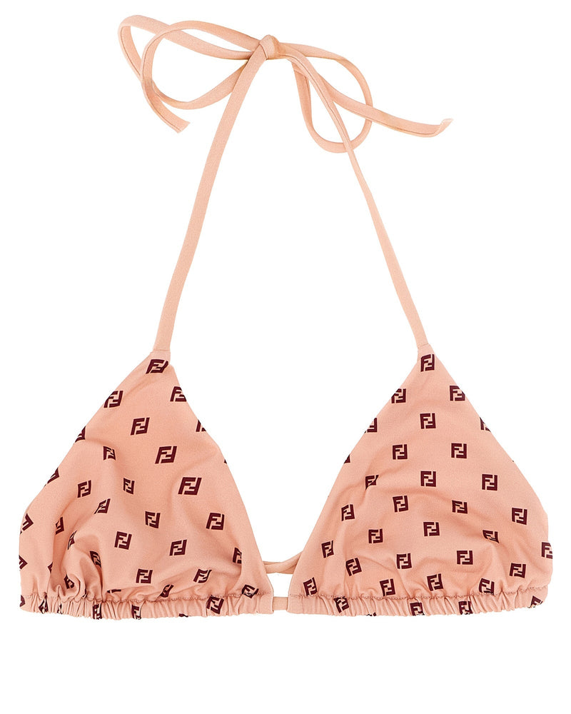 Fendi Micro Patchwork Bikini Top Glam Steals