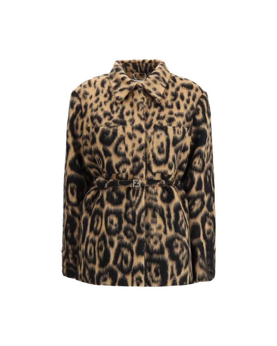 Fendi Multicolor Wool Fleece Shirt Glam Steals