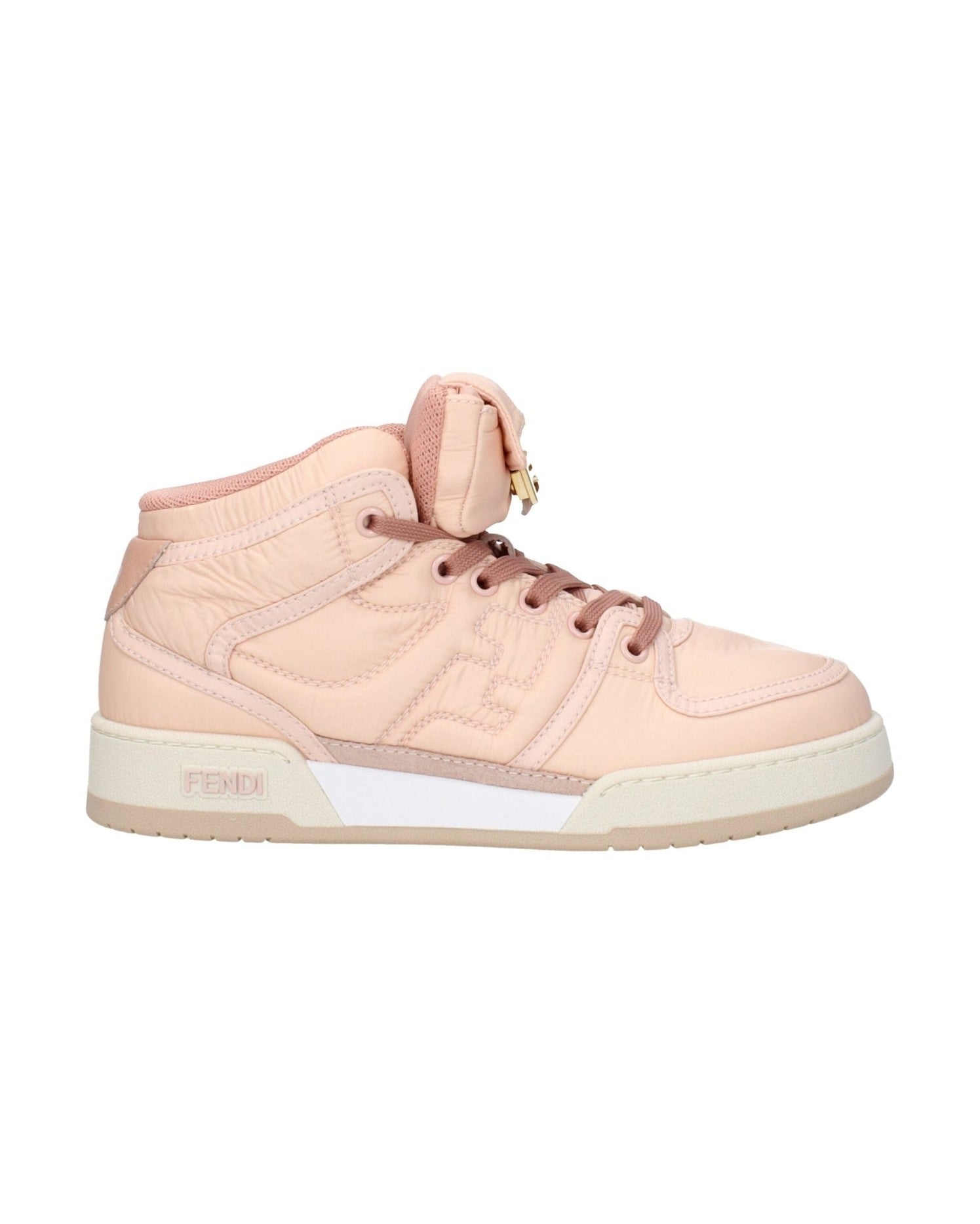 Fendi Pink Nylon High Tops Glam Steals