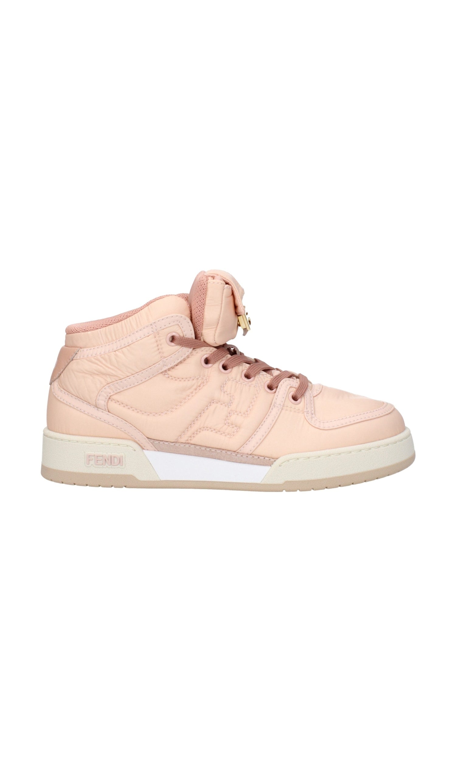 Fendi Pink Nylon High Tops Glam Steals