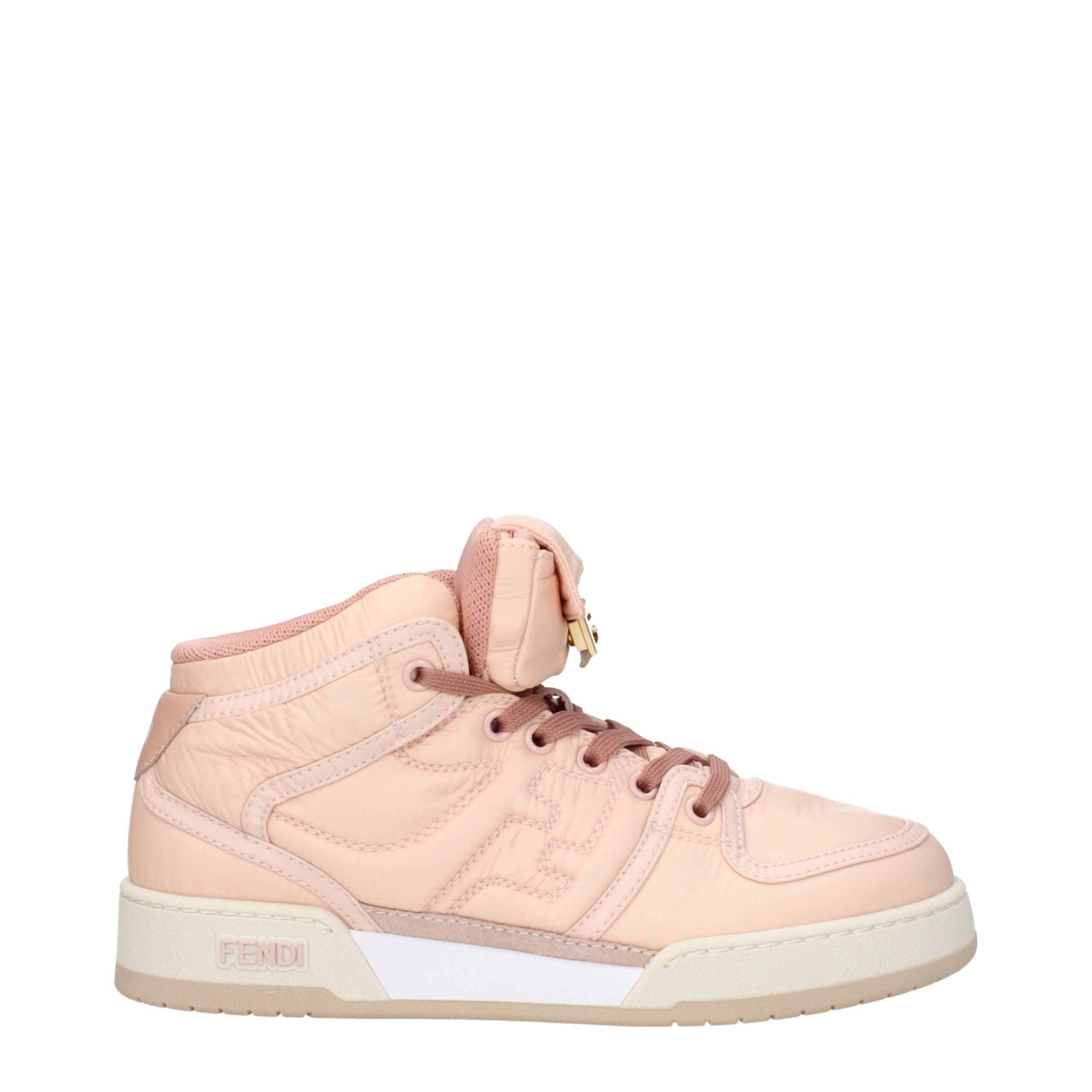 Fendi Pink Nylon High Tops Glam Steals