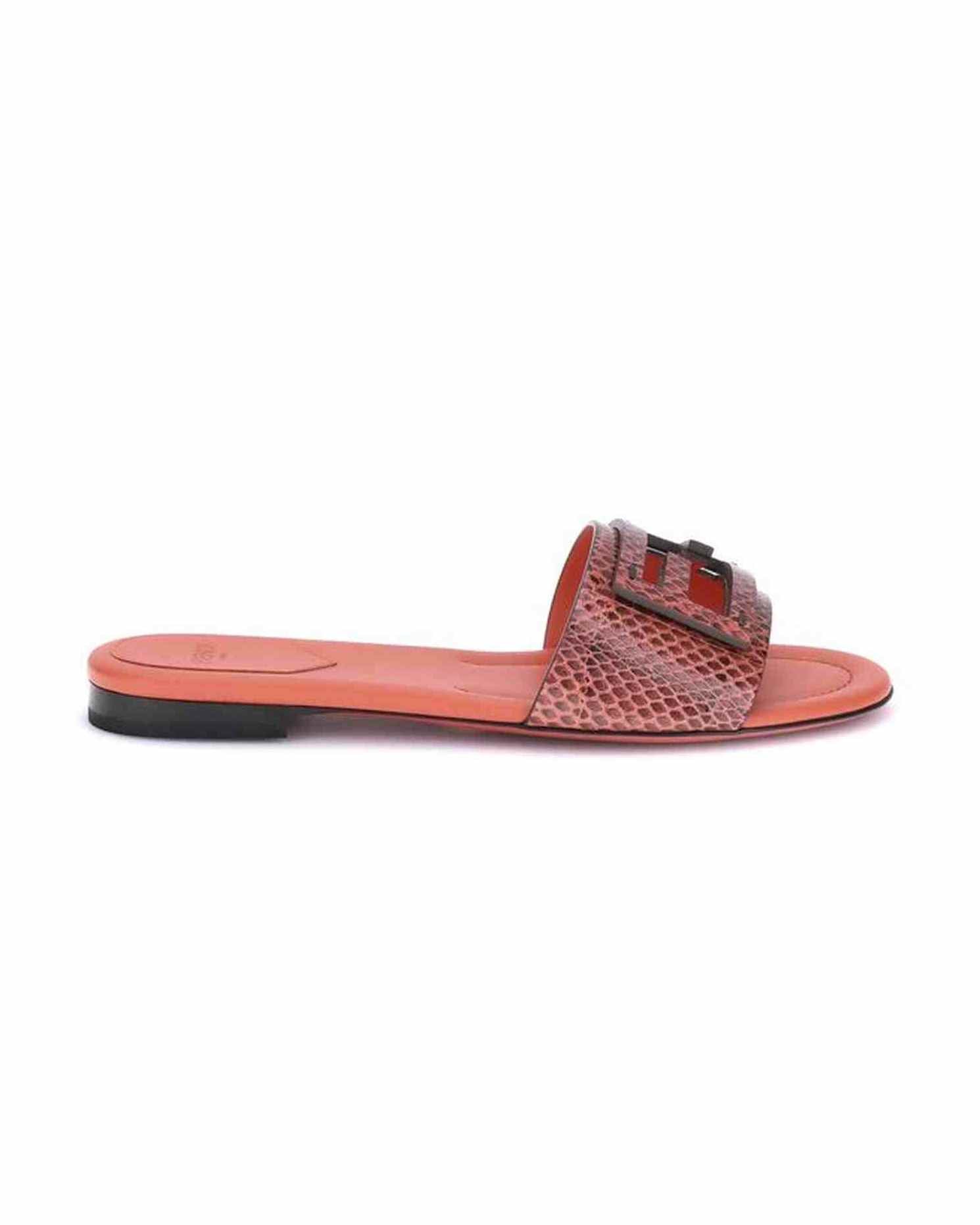 Fendi Python Print Sandals Glam Steals