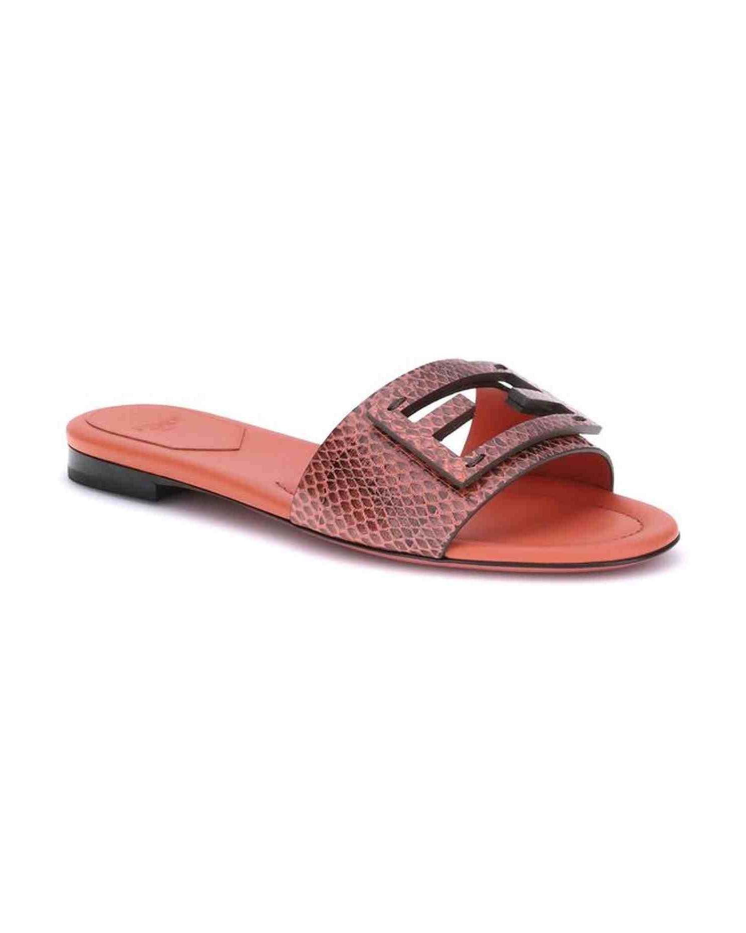 Fendi Python Print Sandals Glam Steals