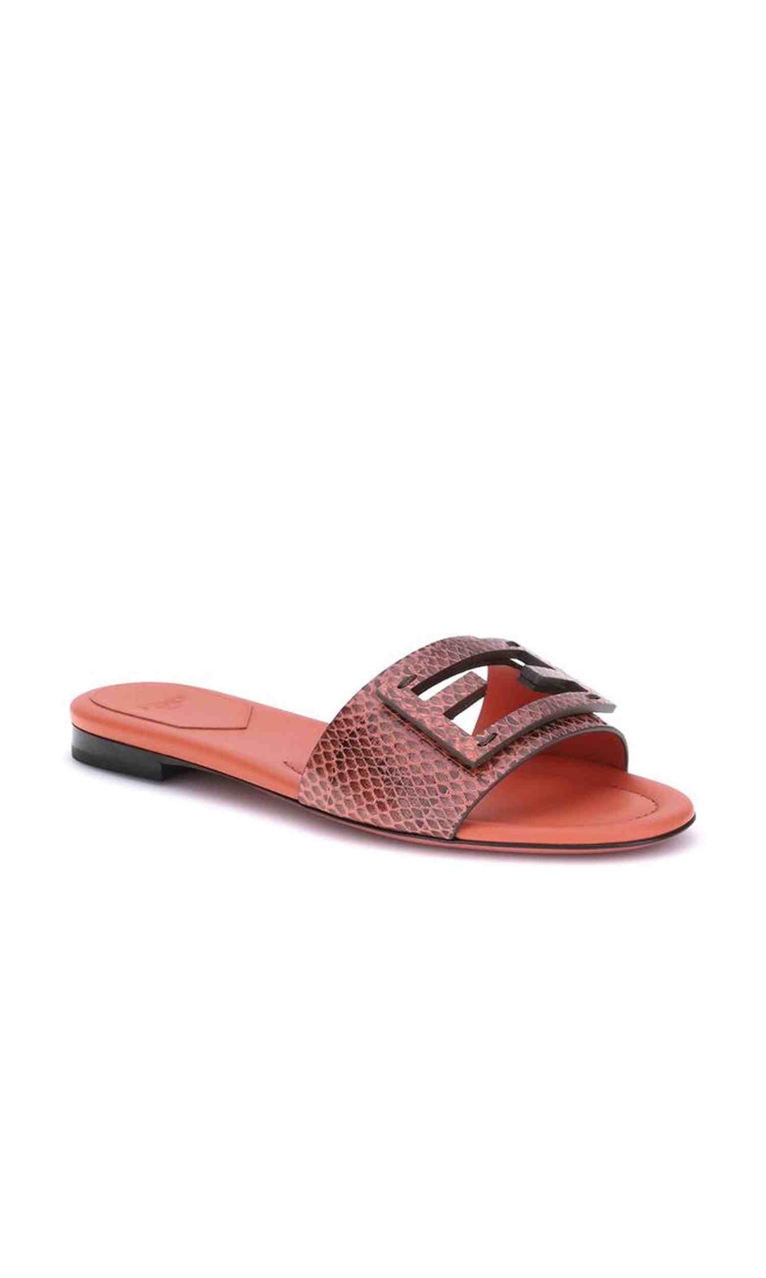 Fendi Python Print Sandals Glam Steals