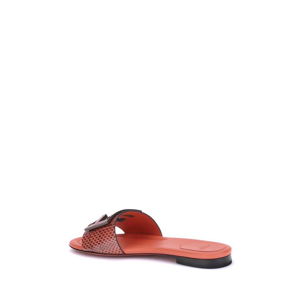 Fendi Python Print Sandals Glam Steals