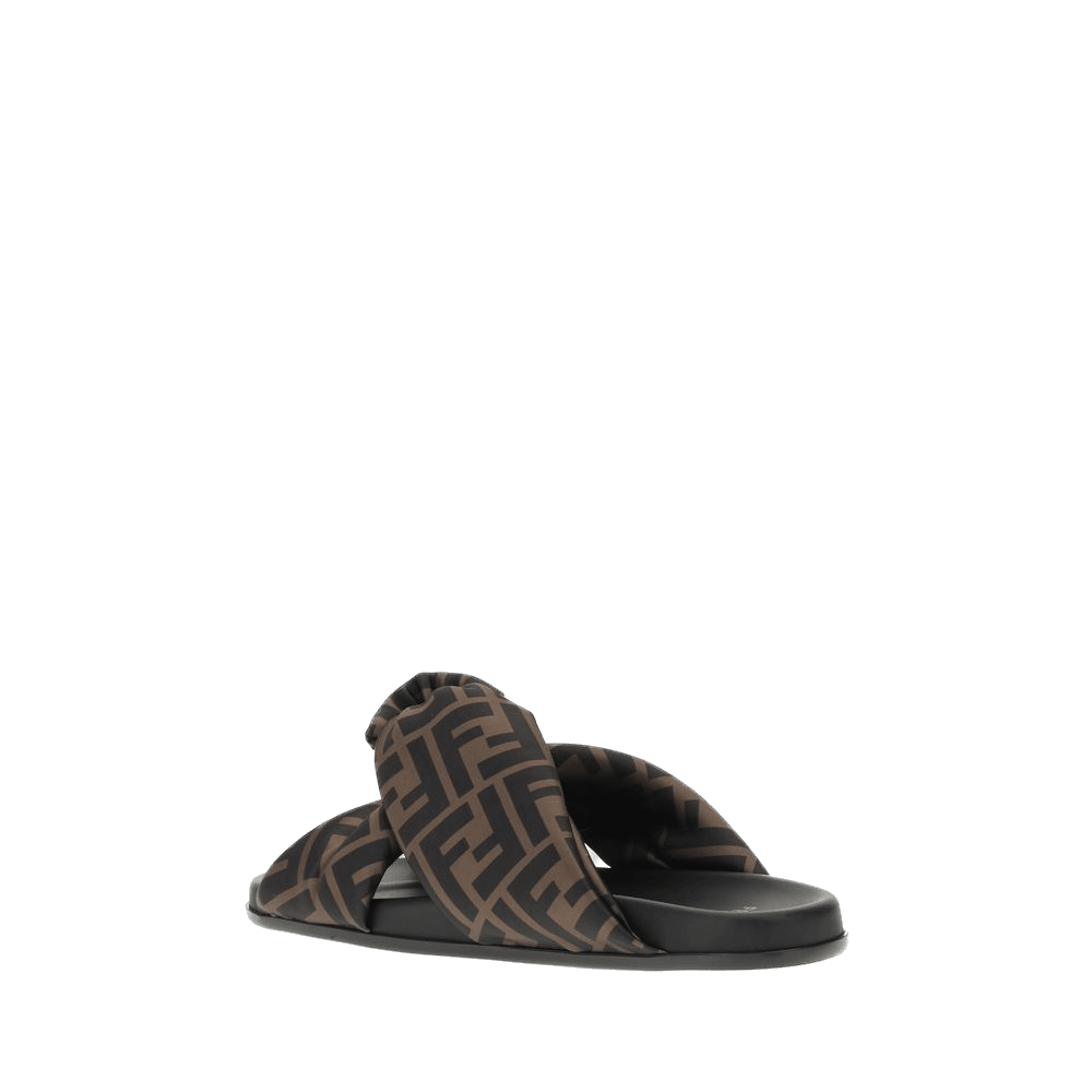 Fendi Satin Slide Sandals Glam Steals