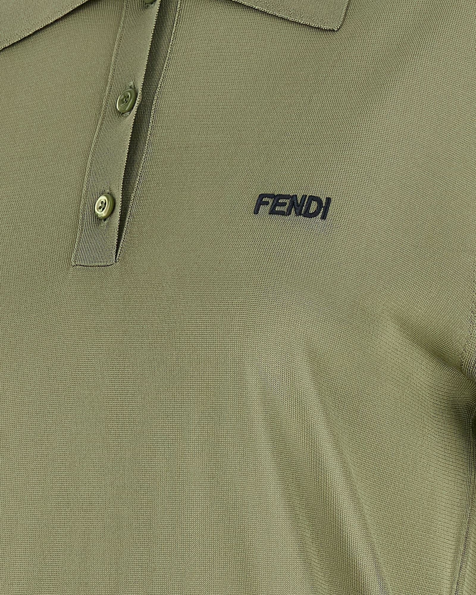 Fendi Shiny Viscose Polo Shirt Glam Steals