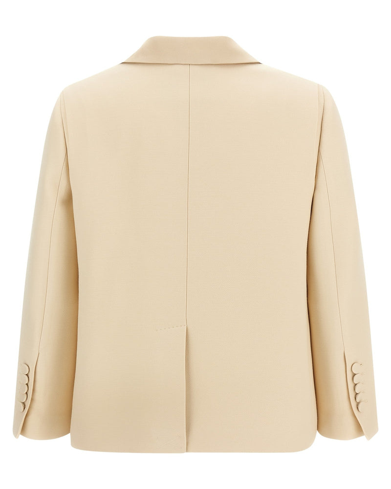 Fendi Silk Lapel Blazer Glam Steals