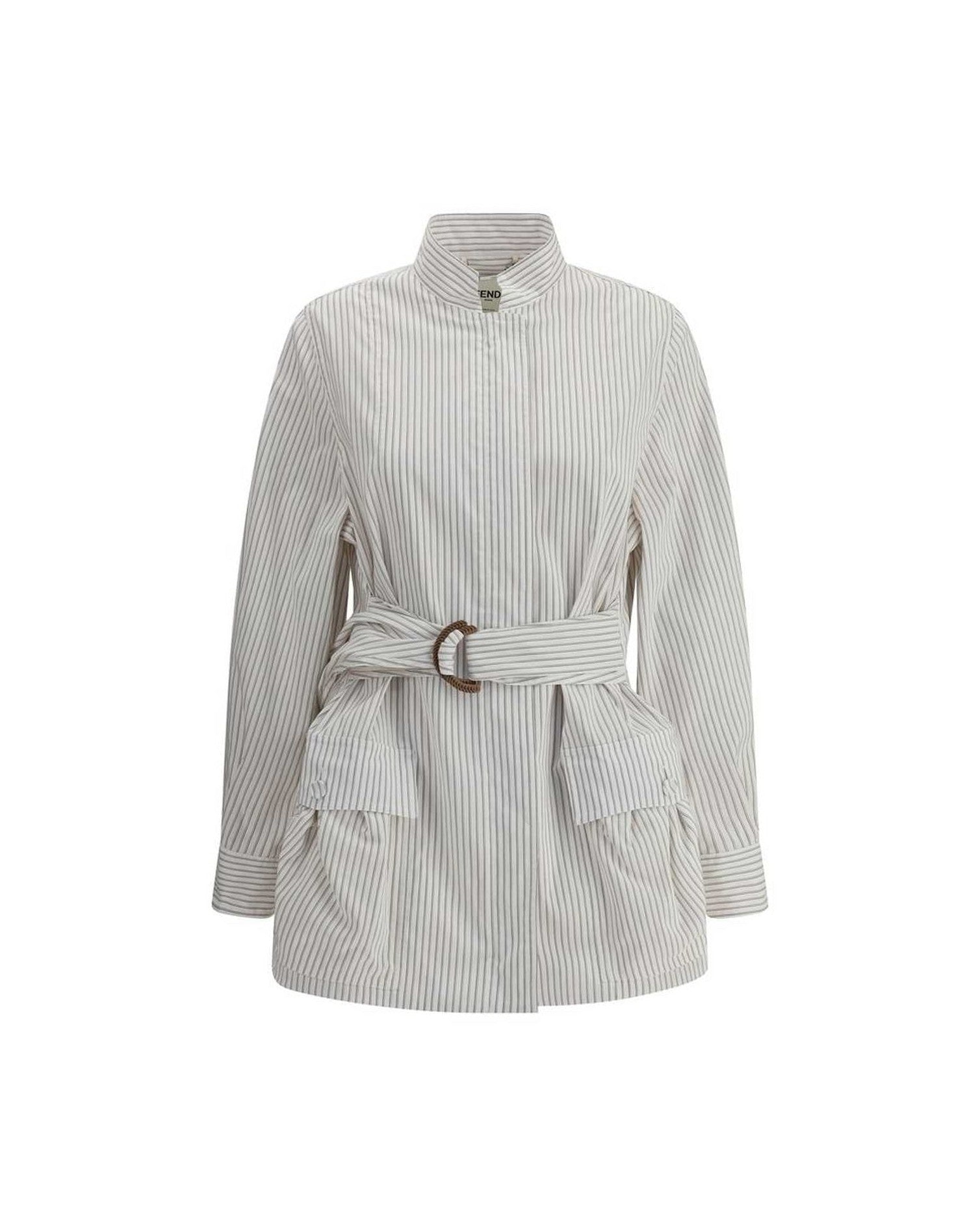 Fendi Striped Shirt Jacket Glam Steals