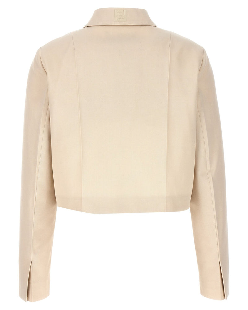 Fendi Tailored Crop Jacket Glam Steals