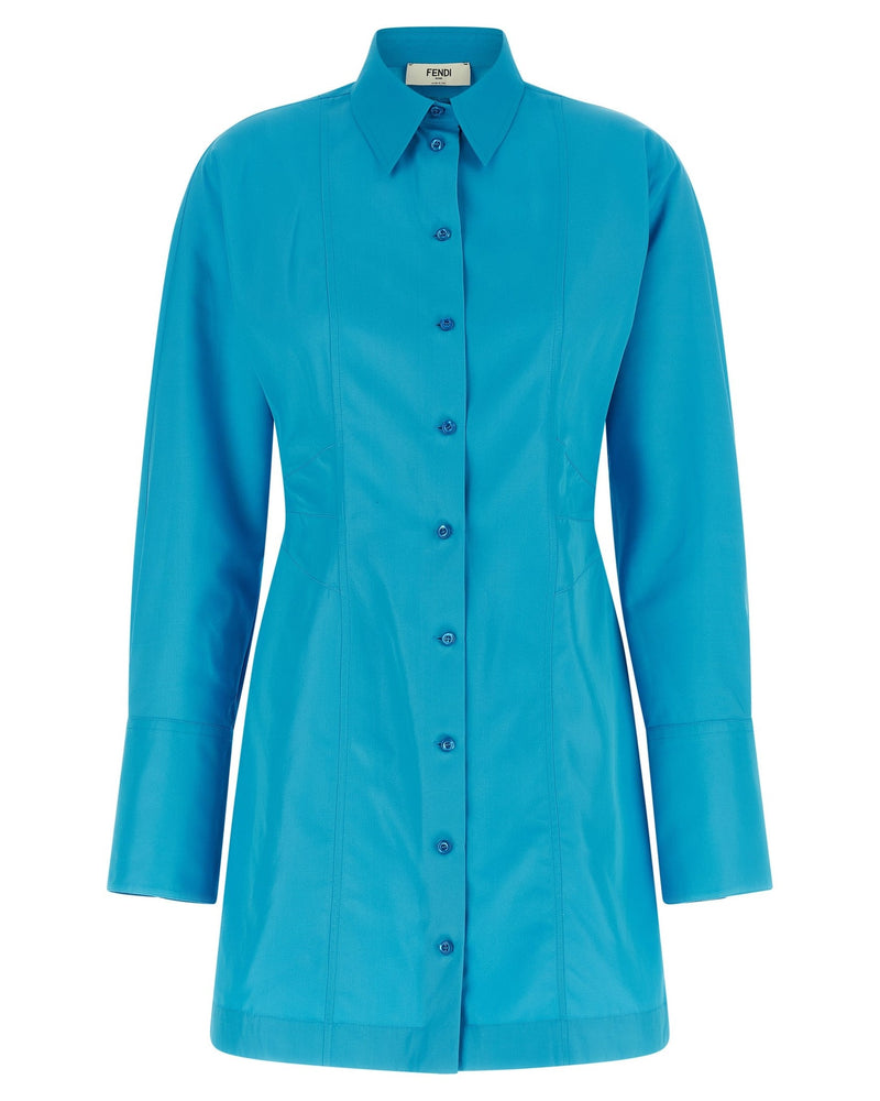 Fendi Viscose Techno Dress Glam Steals