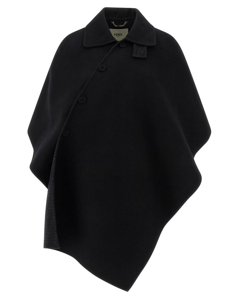Fendi Wool Double Cape Glam Steals
