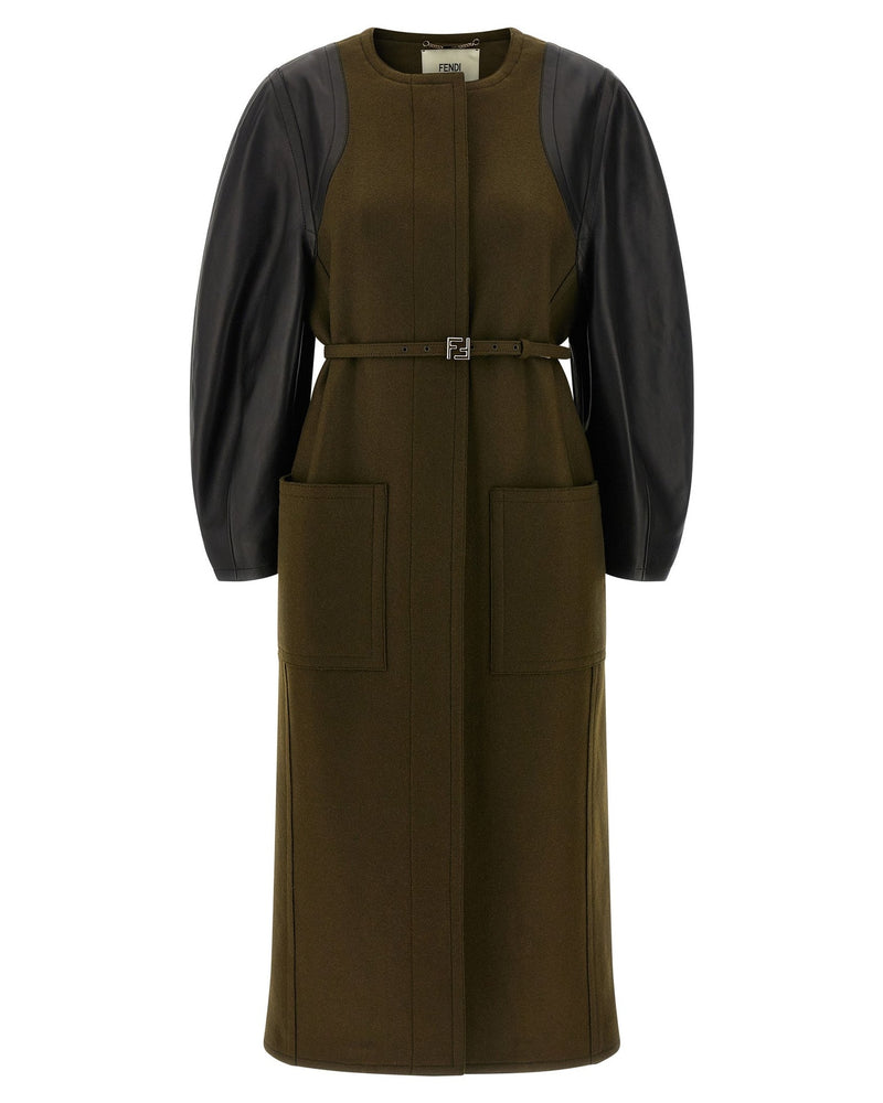 Fendi Wool Felt Coat Glam Steals