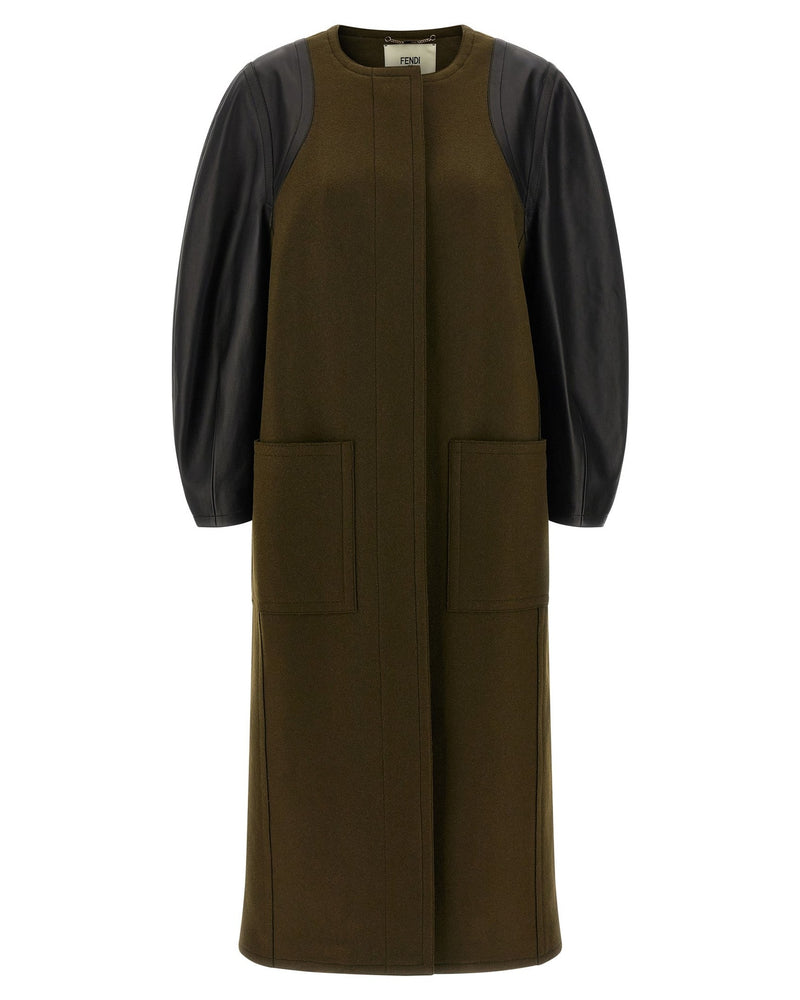 Fendi Wool Felt Coat Glam Steals