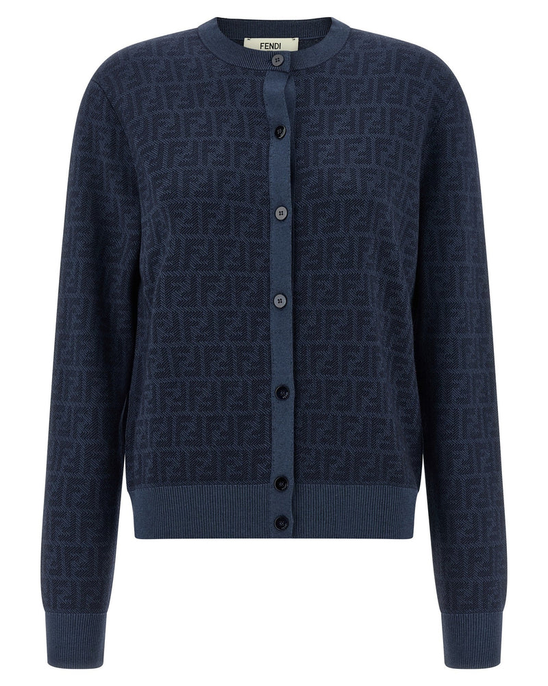 Fendi Wool Ff Cardigan Glam Steals