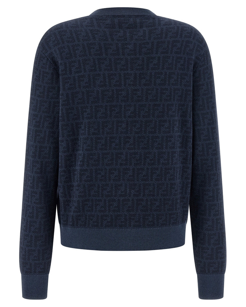 Fendi Wool Ff Cardigan Glam Steals