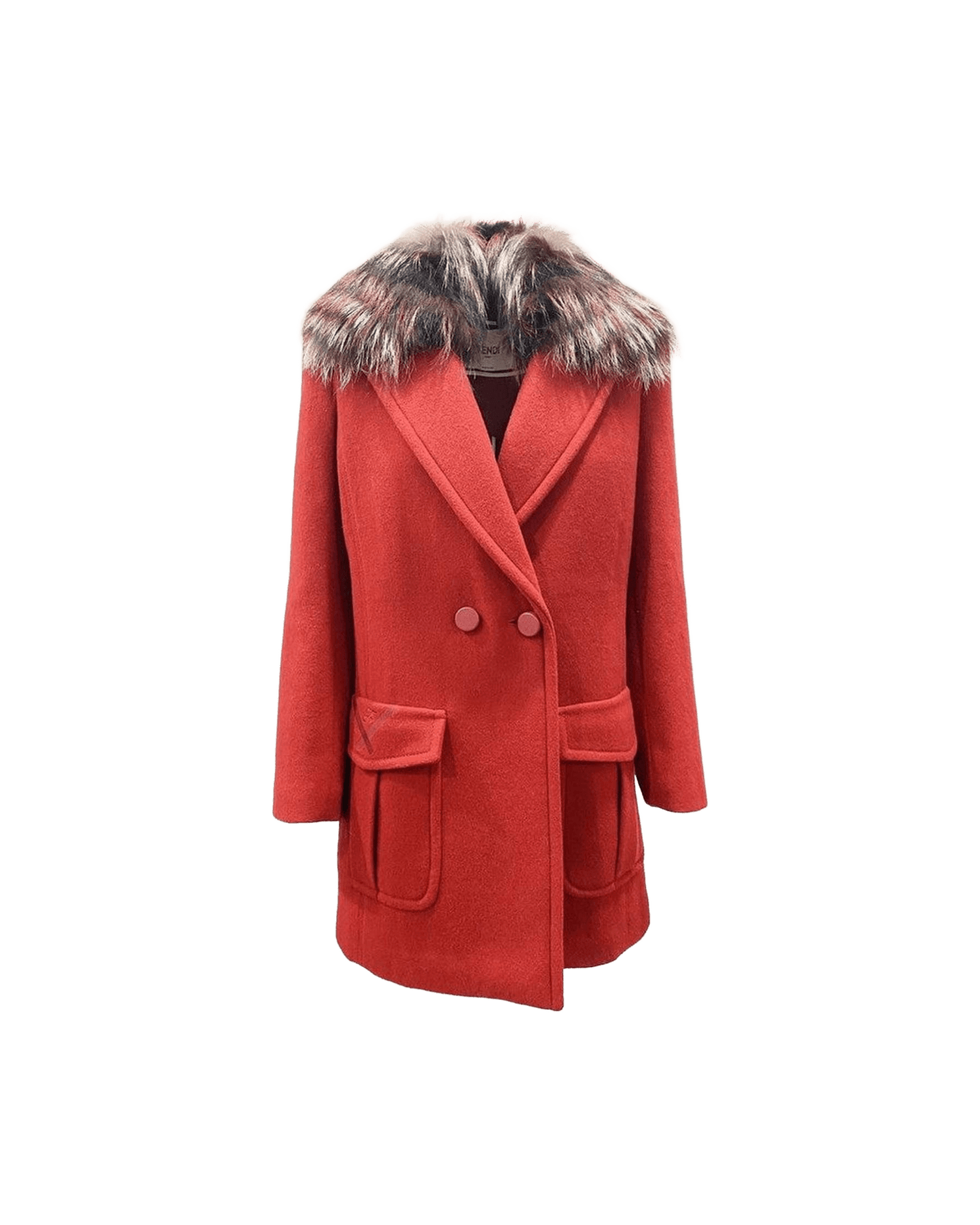 Fendi Wool Fur Collar Coat Glam Steals