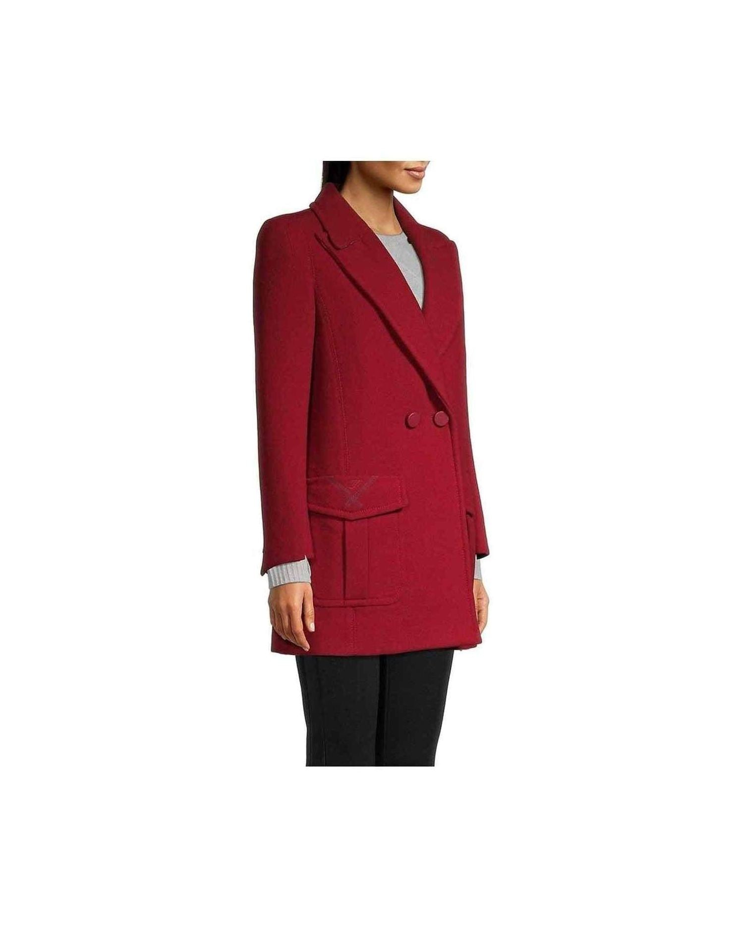 Fendi Wool Fur Collar Coat Glam Steals